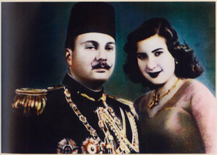 زفاف الملك فاروق و ناريمان